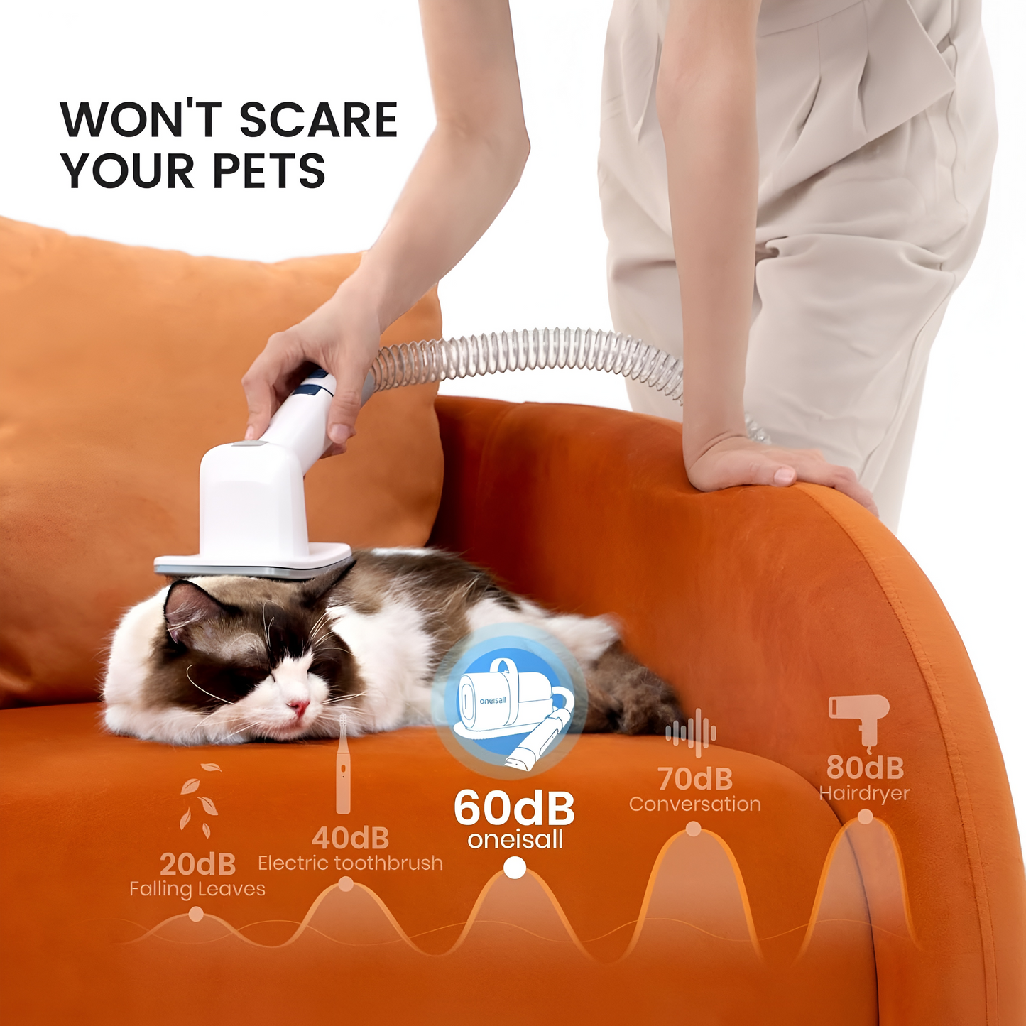 5-in-1 Pet Grooming Vacuum Kit